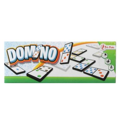 Toi-Toys - Domino-Spiel - vielseitiges Zahl- und Farbenspiel Gesellschaftsspiel