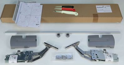 Nobilia Kinvaro S-35 Kraftsp 4 / D GRASS HETAL Schwenk-Klappenbeschlag + Messer