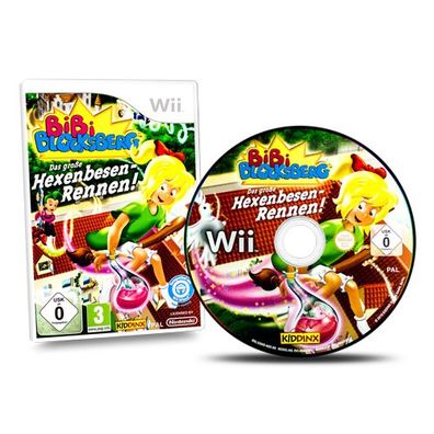 Wii Spiel BIBI Blocksberg - DAS GROSSE Hexenbesen - RENNEN ! ohne Besen #A