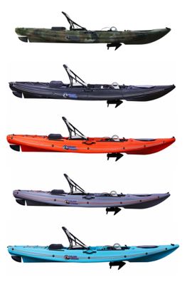 Galaxy Wahoo S Angelkajak mit Elektromotor Antrieb Kajakantrieb fishing kayak