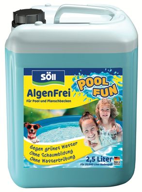Söll Algenentferner Pool 2,5 Liter AlgenFrei für 25 Qbm