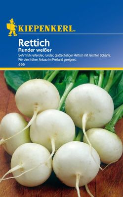 Kiepenkerl® Rettich Runder weißer - Gemüsesamen