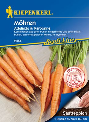 Kiepenkerl® Möhren Adelaide & Narbonne Saatteppich - Gemüsesamen