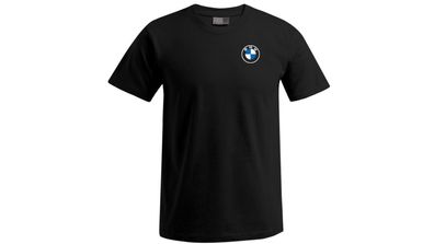 BMW T-Shirt Herren Shirt Schwarz Männer Größe L