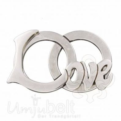 UmjuBelt Schließe Wheel Love silver