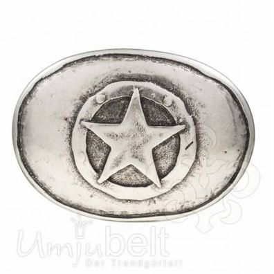 UmjuBelt Schließe Oval Star