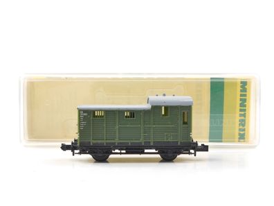 Minitrix N 3254 Güterwagen Güterzugbegleitwagen Gepäckwagen 120 520 DB