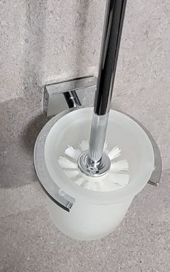 Vallona Toilettenbürste WC-Bürstengarnitur Messing verchromt LimitedEdition