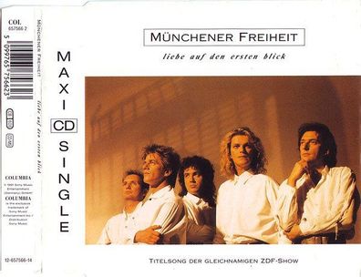 CD-Maxi: Münchener Freiheit: Liebe Auf Den Ersten Blick (1991) Columbia 657566 6