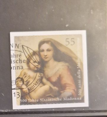 BRD - MiNr. 2965 - 500 Jahre Sixtinische Madonna - gestempelt - selbstklebend