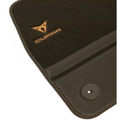 Original CUPRA Premium Velours Fußmatten Textilfußmatten Sicherheits-Kit 5FG087700S
