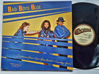 Bad Boys Blue - I Wanna Hear Your Heartbeat ?Sunday Girl? 12'' Vinyl Maxi