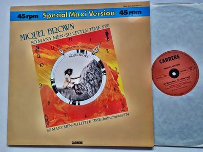 Miquel Brown - So Many Men - So Little Time 12'' Vinyl Maxi Germany