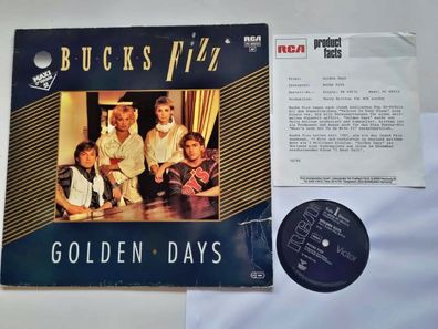 Bucks Fizz - Golden Days 12'' Vinyl Maxi Germany PROMO FACTS