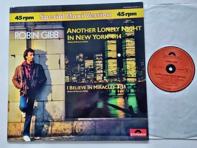 Robin Gibb - Another Lonely Night In New York 12'' Vinyl Maxi Germany/ Bee Gees