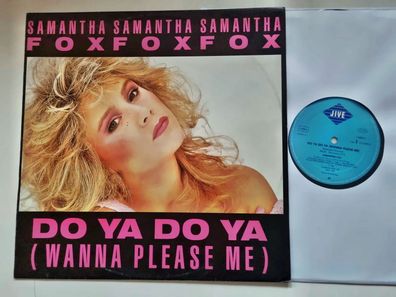 Samantha Fox - Do Ya Do Ya (Wanna Please Me) 12'' Vinyl Maxi Germany