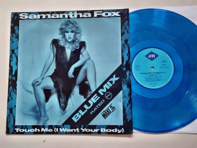 Samantha Fox - Touch Me (I Want Your Body) (Blue Mix) 12'' Maxi BLUE VINYL