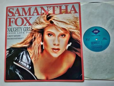 Samantha Fox - Naughty Girls (Need Love Too) / I Surrender 12'' Vinyl Maxi US