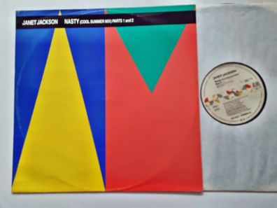 Janet Jackson - Nasty (Cool Summer Mix) Parts 1 And 2 12'' Vinyl Maxi Germany