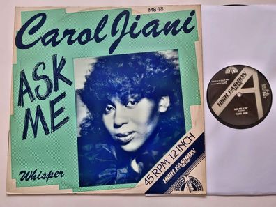 Carol Jiani - Ask Me / Whisper 12'' Vinyl Maxi Holland