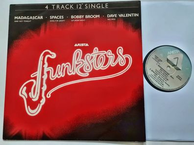 Various - Arista Funksters 12'' Vinyl Maxi UK/ Madagascar/ Space/ Bobby Broom