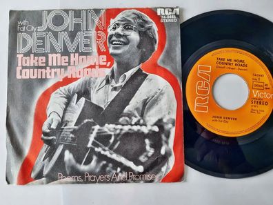 John Denver - Take me home, country roads 7'' Vinyl Germany FIRST COVER