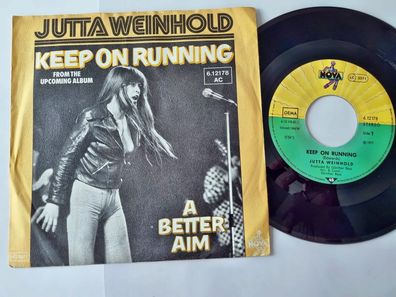Jutta Weinhold - Keep on running 7'' Vinyl Germany