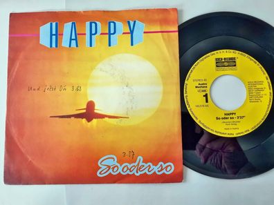 Happy = Brunner + Brunner - So oder so 7'' Vinyl Germany