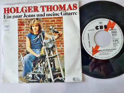 Holger Thomas - Ein paar Jeans und meine Gitarre 7'' Vinyl Germany PROMO