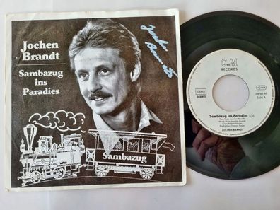Jochen Brandt - Sambazug ins Paradies 7'' Vinyl Germany Signiert