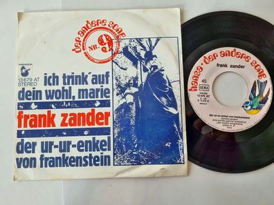 Frank Zander - Der Ur-Ur-Enkel von Frankenstein 7'' Vinyl Germany