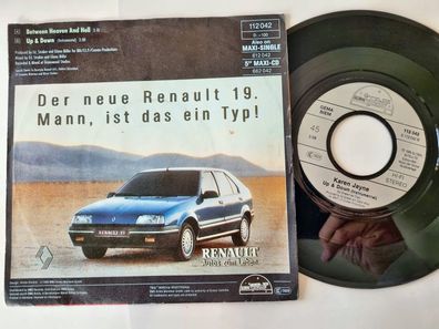 Karen Jayne - Between heaven and hell 7'' Vinyl Germany Renault 19 COVER