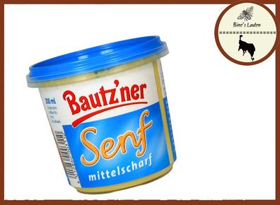 Bautzner Senf mittelscharf, 200ml