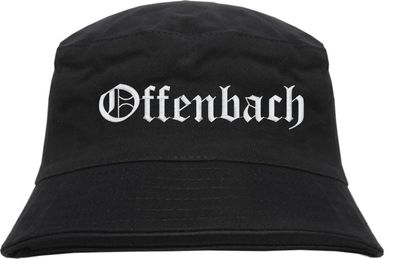Offenbach Fischerhut - Altdeutsch - bestickt - Bucket Hat Anglerhut Hut Anglerhut...