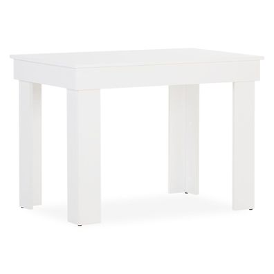 Esstisch Esszimmertisch Weiß 90x60 cm Holztisch Küchentisch Holz Tisch Massiv ...