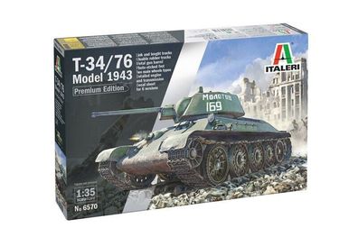 Italeri T-34/76 Model 1943 Panzer 510006570 Maßstab 1:35 Nr. 6570 Bausatz