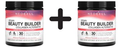 2 x Vegan Beauty Builder Collagen Alternative, Hibiscus - 240g