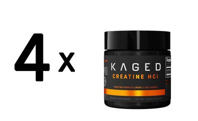 4 x C-HCl Creatine HCl, Unflavored - 56g