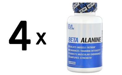 4 x Beta Alanine - 60 vcaps