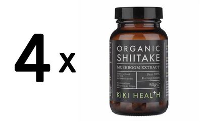4 x Shiitake Extract Powder Organic - 50g