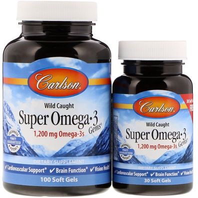 Super Omega-3 Gems - 100 + 30 softgels