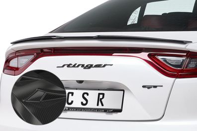 CSR Heckflügel mit ABE für Kia Stinger GT 2017- CSR-HF660-C Carbon Look glänzend