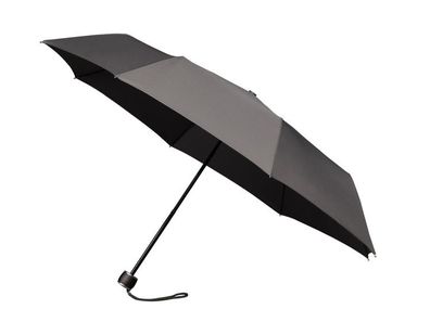 Regenschirm winddicht Handöffnung 100 cm grau