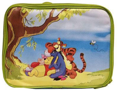 Disney 271317 Winnie Pooh Kinder Pausenkoffer Lunchbox mit Henkel, Tigger I-Ah P