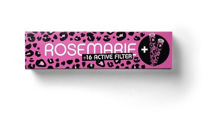 Marie King Size Slim Ultrafine Rosemarie 34 Blättchen + 16 Active Filter
