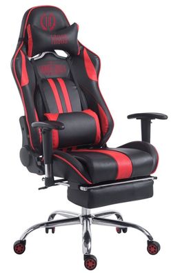 Bürostuhl rot/ schwarz 150 kg belastbar Drehstuhl Chefsessel Gamer Zocker Gaming