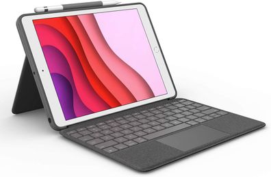 Logitech Combo Touch Tastatur-Hülle Trackpad iPad 10.2 Zoll 7. Gen. schwarz