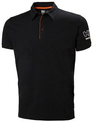 Helly Hansen T-Shirt 79241 Kensington Polo 990 Black