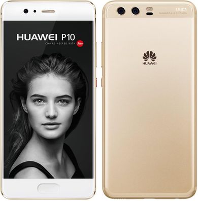 Huawei P10 VTR-L09 64GB Smartphone Prestige Gold Neu in White Box