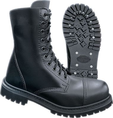 Brandit Schuh Phantom Boots 10 Eyelet in Black